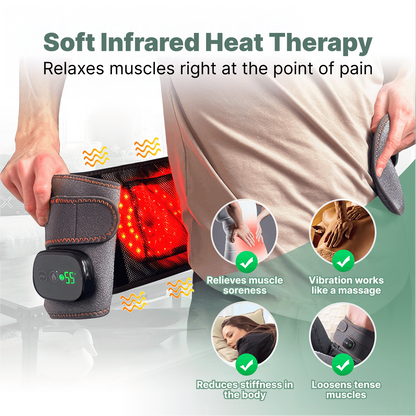 HOOM™ Infrared Massage Belt | Back pain gone with this heat, massage and red light treatment in one
