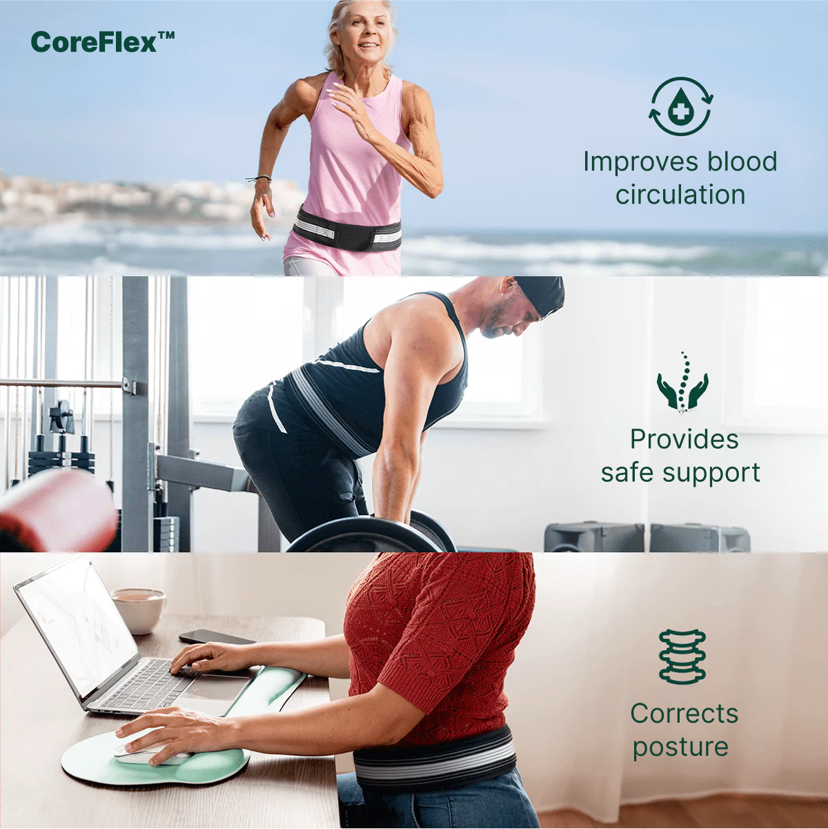 CoreFlex Support Belt | Daily back pain relief